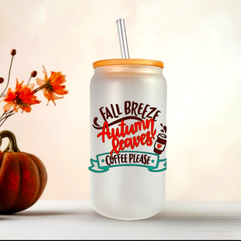 Iced coffee cup